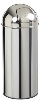 POUBELLE DOME A TRAPPE 45L INOX