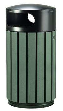 CORBEILLE ZENO ETIK 40L GRIS MANGANESE