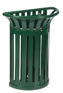 CORBEILLE POUR POTEAU TULIPE 35L VERT MOUSSE