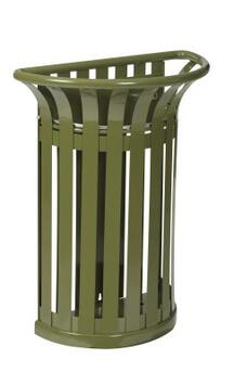 CORBEILLE POUR POTEAU TULIPE 35L VERT OLIVE