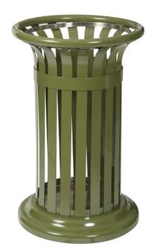 CORBEILLE TULIPE 60L VERT OLIVE