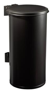POUBELLE MURALE TUBO 80L GRIS MANGANESE