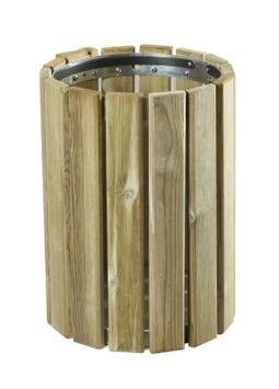 CORBEILLE RONDE EDEN BOIS 20L