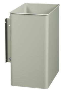 POUBELLE MURALE PIVOTANTE TOURNY 27L GRIS CIMENT