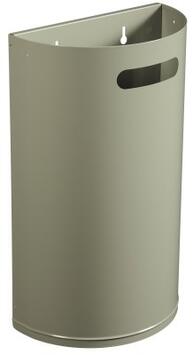 CORBEILLE MURALE ARKEA 40L GRIS CIMENT