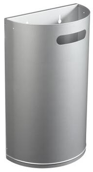 CORBEILLE MURALE ARKEA ESSENTIEL 40L GRIS METAL
