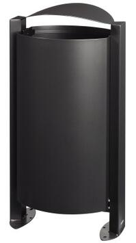 CORBEILLE SUR PIED ARKEA 100L GRIS MANGANESE