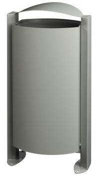 CORBEILLE SUR PIED ARKEA 100L GRIS CIMENT