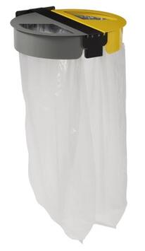 SUPPORT SAC CITWIN MURAL 2X110L GRIS MANGANESE / JAUNE / GRIS