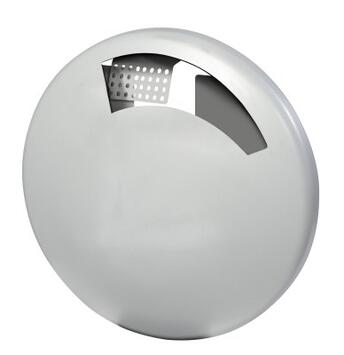CENDRIER MURAL DISCO 1.5L GRIS METAL