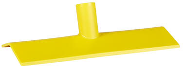 GRATTOIR POUSSOIR ALIMENTAIRE 27CM JAUNE