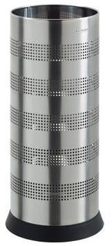 PORTE-PARAPLUIES KIPSO PERFORÉ 28L INOX BROSSÉ