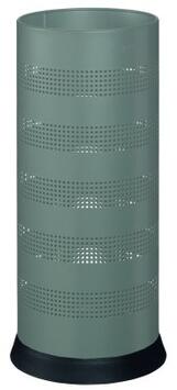 PORTE-PARAPLUIES KIPSO GRIS MÉTAL 28L - ACIER ANTI-UV
