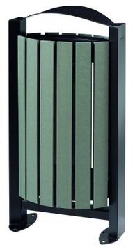 CORBEILLE SUR PIED ARKEA ETIK 60L GRIS MANGANESE