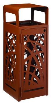 CORBEILLE CYBEL 110L ANTI-NUISIBLES EFFET CORTEN
