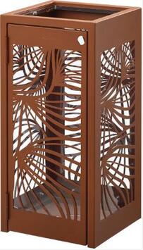 CORBEILLE BELLA 110L ANTI-NUISIBLES EFFET CORTEN