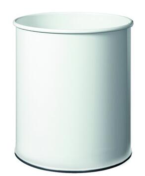 CORBEILLE A PAPIER PAPEA 15L BLANC