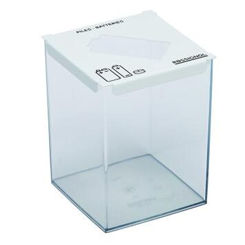 COLLECTEUR DE PILES PILEO 2L BLANC