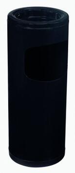 POUBELLE CENDEO 12.5L AVEC CENDRIER AMOVIBLE 0,15L NOIR