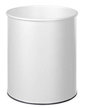 CORBEILLE A PAPIER PAPEA 30L BLANC