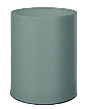 CORBEILLE A PAPIER PAPEA 8L GRIS METAL