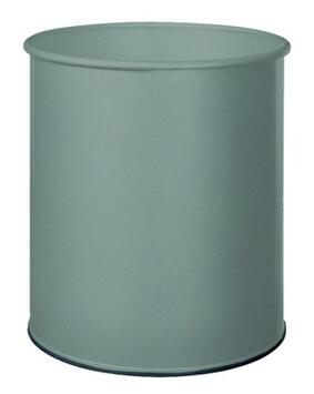 CORBEILLE A PAPIER PAPEA 15L GRIS METAL