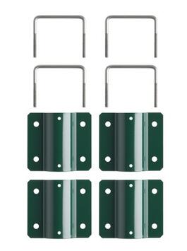 KIT DE FIXATION POUR POUBELLE EDEN SUR HYGECA VERT MOUSSE