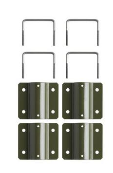 KIT DE FIXATION POUR POUBELLE EDEN SUR HYGECA VERT OLIVE
