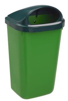 POUBELLE MURALE XERIOS 50L VERT / VERT