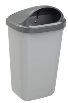POUBELLE MURALE XERIOS 50L GRIS / GRIS