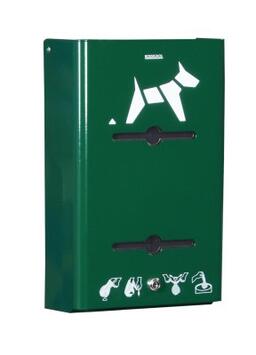 DISTRIBUTEUR HYGECA  2 ROULEAUX  VERT MOUSSE 6005