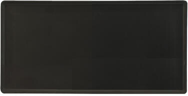 PLAT DE PRÉSENTATION EN MÉLAMINE NOIR 40X20 CM
