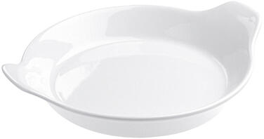 PLAT A OEUFS EN PORCELAINE BLANCHE Ø 15 CM
