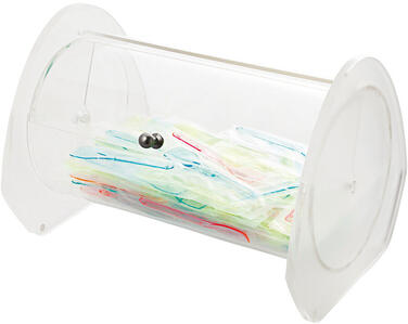 DISTRIBUTEUR PAILLES PIQUES DOSETTES COUVERTS 26X20.5X19CM