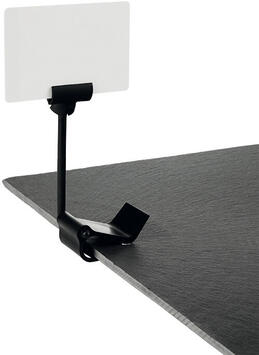 PORTE-ÉTIQUETTES ORIENTABLES AVEC 2 TIGES 11.5X3.5 CM X10