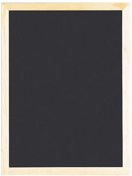 ARDOISE ENCADRÉE PIN 50X70 CM ÉCRITURE FEUTRE LAVABLE