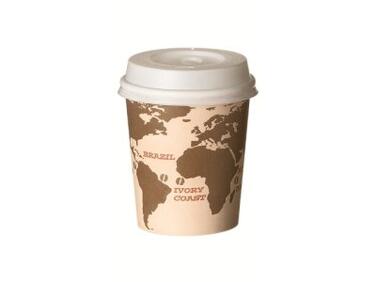 GOBELETS EN CARTON WORLD MAP Ø 63 MM 11.5 CL X3000