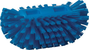 BROSSE A CUVES ALIMENTAIRE 20,5CM FIBRE DURE BLEU