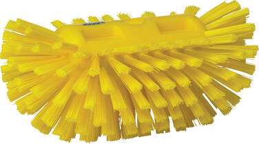 BROSSE A CUVES ALIMENTAIRE 20,5CM FIBRE DURE JAUNE