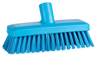 BROSSE ALIMENTAIRE SOL ET MUR 22,5CM FIBRE DURE BLEU