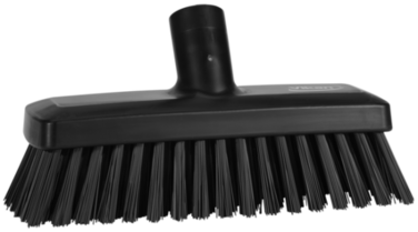 BROSSE SOL ET MUR COMPACTE 225MM DUR NOIR