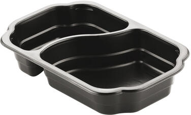 BARQUETTES THERMOSCELLABLES 2 COMPARTIMENTS 70 ET 40 CL X246