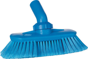 BROSSE A PASSAGE EAU ANGLE REGLABLE 24CM SOUPLE/FLEUREE BLEU
