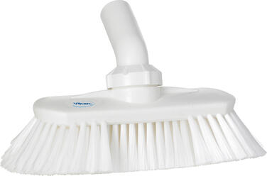BROSSE A PASSAGE EAU ANGLE REGLABLE 24CM SOUPLE/FLEUREE BLANC
