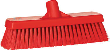 BALAI ALIMENTAIRE 30CM DOUILLE INCLINEE FIBRE MEDIUM ROUGE