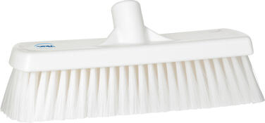 BALAI ALIMENTAIRE 30CM DOUILLE INCLINEE FIBRE MEDIUM BLANC
