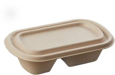BARQUETTES FIBRE 2 COMPARTIMENTS 23X13,5X5,3CM 75 CL X500