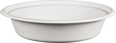 ASSIETTES FIBRE Ø 20,8 CM HAUTEUR 6,1 CM 120 CL X400