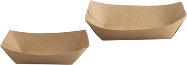 BARQUETTES CARTON KRAFT BRUN 23X17,5X4,5 CM 120 CL X500