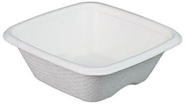 POTS À SAUCE FIBRE DE CANNE CARRÉS SANS COUVERCLE 8 X 8 CM 7 CL X1200